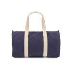 Bolsa deportiva ideal para el gimnasio con tejido ecológico 30L color azul marino vista trasera