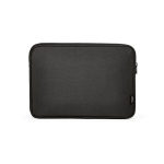Funda de nylon reciclado portátil resistente e impermeable 15,6'' color negro vista frontal
