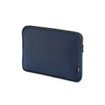 Funda de nylon reciclado portátil resistente e impermeable 15,6'' color azul marino