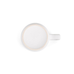 Taza de cerámica con superficie lisa y acabado mate 260ml color blanco tercera vista