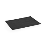 Mantel individual de lona reciclada 45 x 33cm y 180 g/m2 color negro