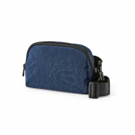 Riñonera de nylon reciclado impermeable con bolsillo trasero 1,5L color azul marino