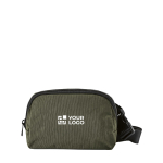 Riñonera de nylon reciclado impermeable con bolsillo trasero 1,5L vista principal