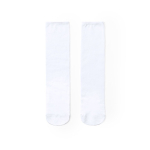 Calcetines blancos de poliéster para sublimación de talla única L-XL primera vista