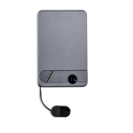 Powerbank magnético de aleación de aluminio con display 10.000 mAh color gris claro