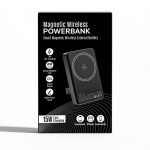 Powerbank magnético de aleación de aluminio con display 10.000 mAh color gris claro vista 1