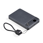 Powerbank magnético de aleación de aluminio con display 10.000 mAh color gris claro