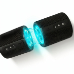 Altavoz magnético separable con BT y luces resistente al agua 20W color negro