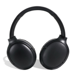 Auriculares inalámbricos con cancelación de ruido y batería extraíble color negro