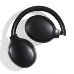 Auriculares inalámbricos con cancelación de ruido y batería extraíble color negro