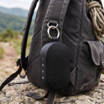 Altavoz bluetooth con batería extraíble y resistente al agua IPX5, 6W color negro