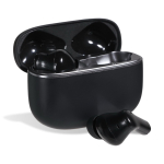 Auriculares inalámbricos cómodos con cancelación de ruido ambiental color negro vista 11