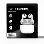 Auriculares inalámbricos prácticos y ligeros para música y llamadas color blanco