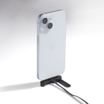 Cable USB-C con soporte para smartphone y carga rápida 60W color negro