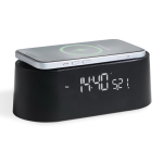 Altavoz BT 4 en 1 con carga inalámbrica, reloj digital y luz 10W