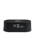 Altavoz BT 4 en 1 con carga inalámbrica, reloj digital y luz 10W vista de impresión