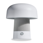 Altavoz estilo nórdico con luz ambiental táctil ajustable 8W color blanco