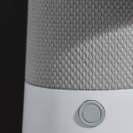 Altavoz estilo nórdico con luz ambiental táctil ajustable 8W color blanco