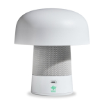 Altavoz estilo nórdico con luz ambiental táctil ajustable 8W color blanco