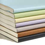 Bloc de piel sintética flexible con cierre elástico A5 hojas lisas color azul claro