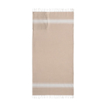 Pareo mochila de algodón 2 en 1 de dimensiones 90x180cm y 180 g/m2 color beige