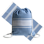 Pareo mochila de algodón 2 en 1 de dimensiones 90x180cm y 180 g/m2
