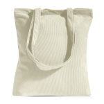 Bolsa de pana suave con asa larga y estilo retro 190 g/m2 color beige