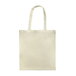 Bolsa de pana suave con asa larga y estilo retro 190 g/m2 color beige