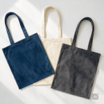 Bolsa de pana suave con asa larga y estilo retro 190 g/m2 color azul petróleo