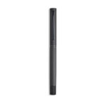 Conjunto de bolígrafo y roller de aluminio mate con tinta negra color negro