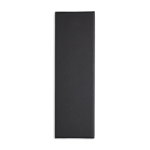 Conjunto de bolígrafo y roller de aluminio mate con tinta negra color negro vista en caja