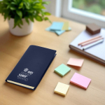 Funda de plástico para agenda de bolsillo hecha en Europa color azul marino