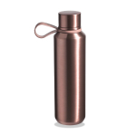 Botella de acero inoxidable con doble pared y acabado metalizado 600ml color oro rosa