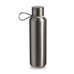 Botella de acero inoxidable con doble pared y acabado metalizado 600ml