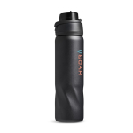 Botella térmica de acero inoxidable con tapa multifunción 600ml color negro