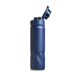 Botella térmica de acero inoxidable con tapa multifunción 600ml color azul marino