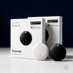 Localizador de plástico con alerta de 40m compatible con Apple y Android color negro