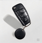 Localizador de plástico con alerta de 40m compatible con Apple y Android color negro