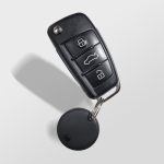 Localizador de plástico con alerta de 40m compatible con Apple y Android color negro