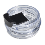 Botella térmica de acero inoxidable reciclado convertible a vaso 500ml color negro