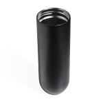 Botella térmica en acero inoxidable reciclado convertible a vaso 750ml color negro
