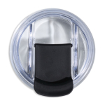 Botella térmica en acero inoxidable reciclado convertible a vaso 750ml color negro