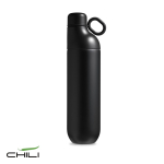 Botella térmica en acero inoxidable reciclado convertible a vaso 750ml