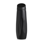Botella térmica de acero inoxidable reciclado con soporte móvil 500ml color negro