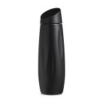 Botella térmica de acero inoxidable reciclado con soporte móvil 500ml color negro