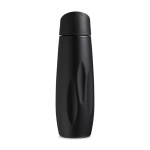 Botella térmica de acero inoxidable reciclado con soporte móvil 500ml color negro