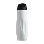 Botella térmica de acero inoxidable reciclado con soporte móvil 500ml color blanco