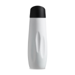Botella térmica de acero inoxidable reciclado con soporte móvil 500ml color blanco