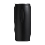 Vaso térmico de acero inoxidable reciclado con tapa deslizante 500ml color negro