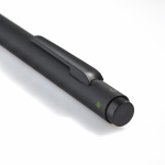 Bolígrafo de aluminio eco con pulsador de sensor de gravedad 4 colores color negro